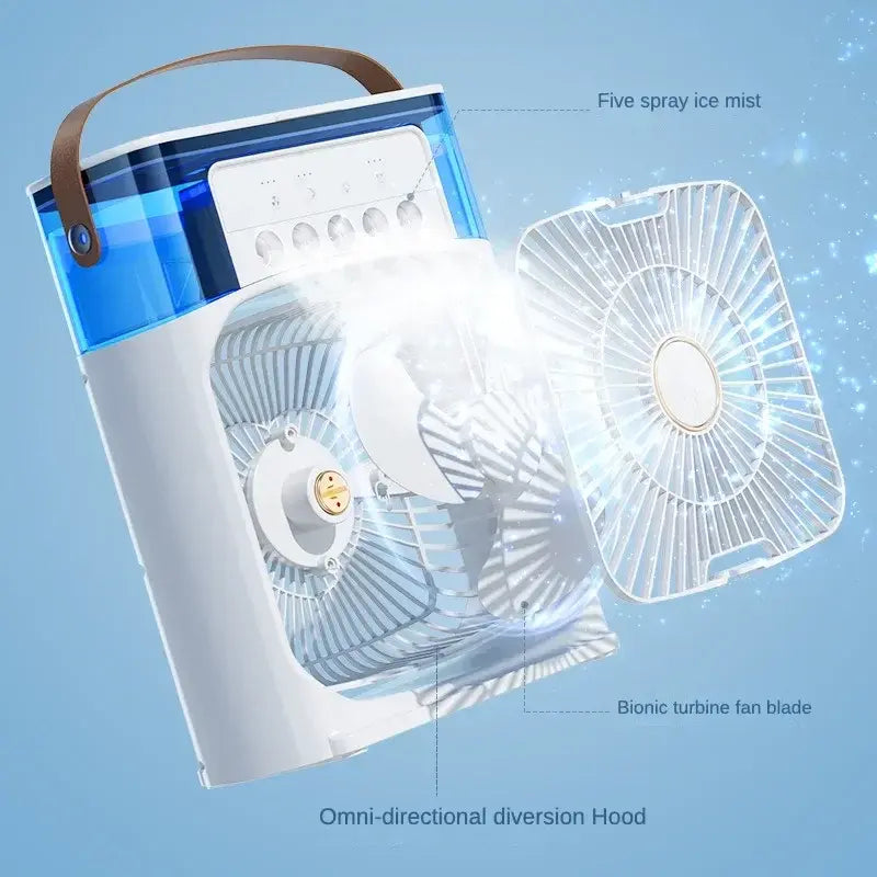 CooolFreeze™ LED Portable Water Mist Air Cooler