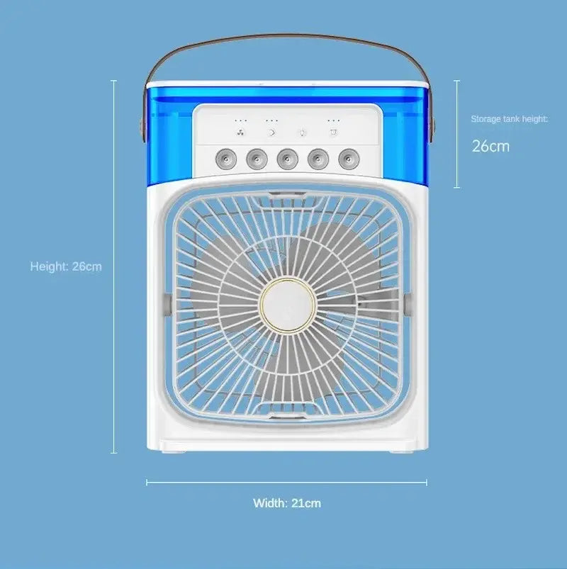 CooolFreeze™ LED Portable Water Mist Air Cooler