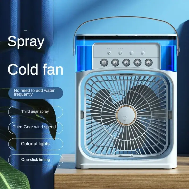 CooolFreeze™ LED Portable Water Mist Air Cooler